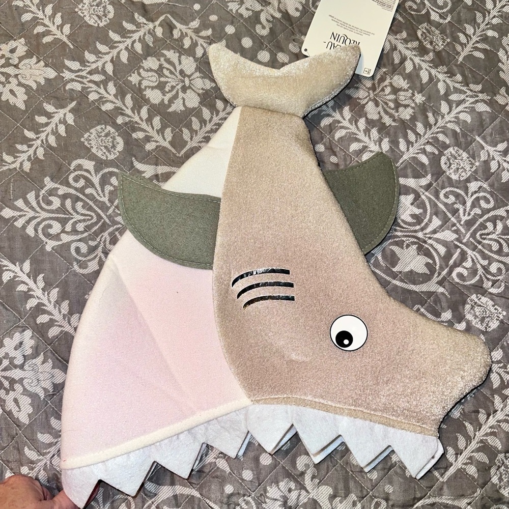 NWT  Shark hat adult size